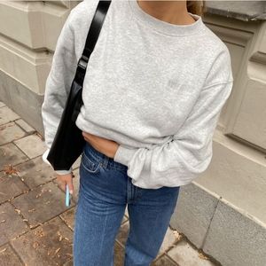 DJERF Avenue Grey Staple sweatshirt